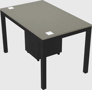 Rectangular desk