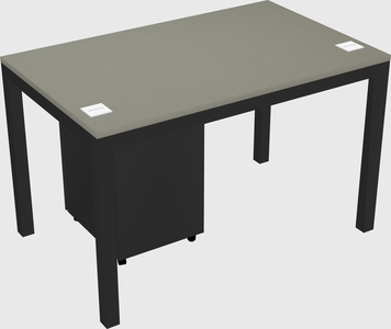 Rectangular desk