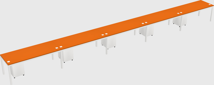Rectangular desk