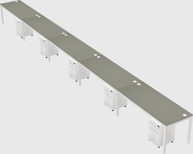 Rectangular desk