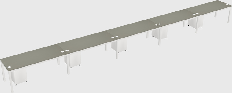 Rectangular desk