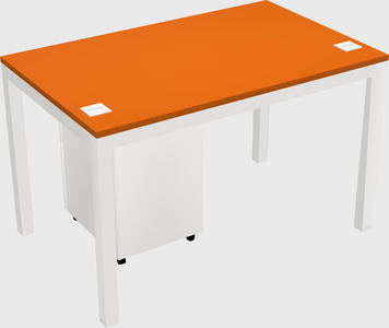 Rectangular desk