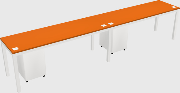 Rectangular desk