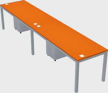 Rectangular desk