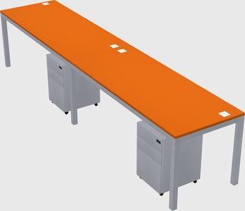 Rectangular desk