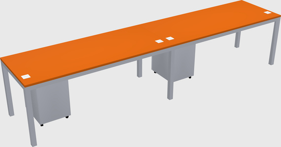 Rectangular desk