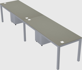 Rectangular desk
