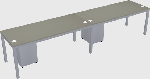 Rectangular desk