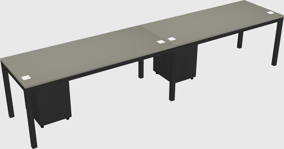 Rectangular desk