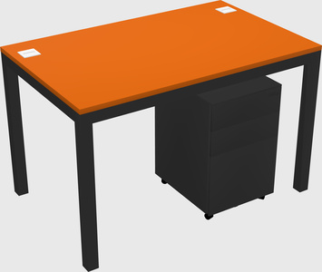 Rectangular desk