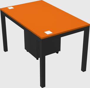 Rectangular desk