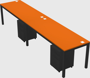 Rectangular desk