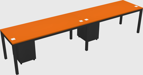 Rectangular desk