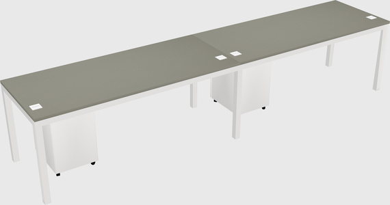 Rectangular desk
