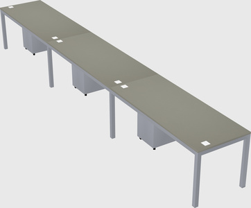 Rectangular desk