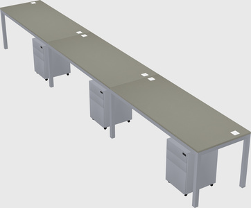 Rectangular desk