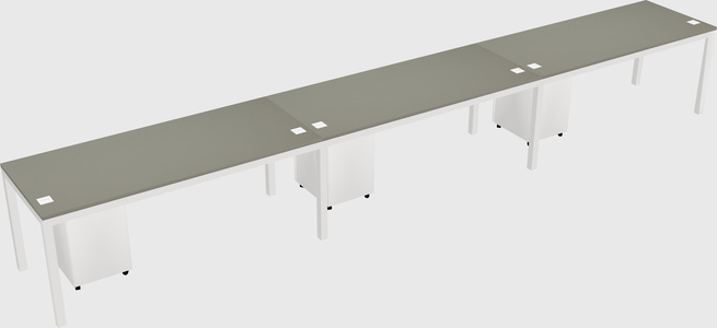Rectangular desk