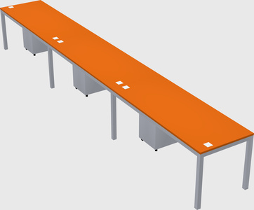 Rectangular desk