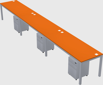 Rectangular desk