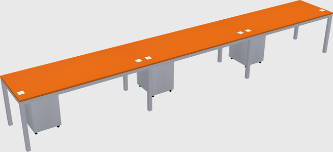 Rectangular desk
