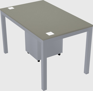 Rectangular desk