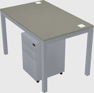 Rectangular desk