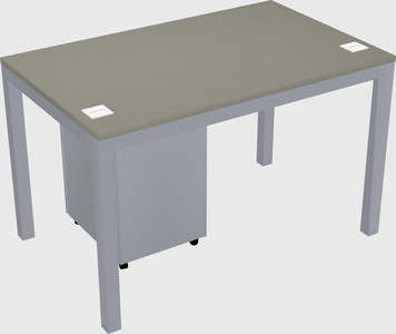 Rectangular desk
