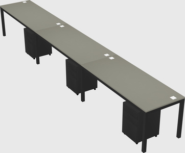 Rectangular desk