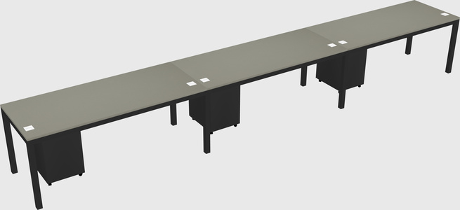 Rectangular desk
