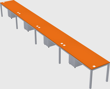 Rectangular desk