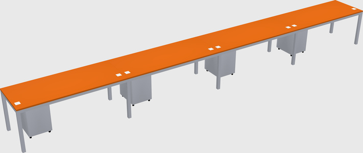Rectangular desk