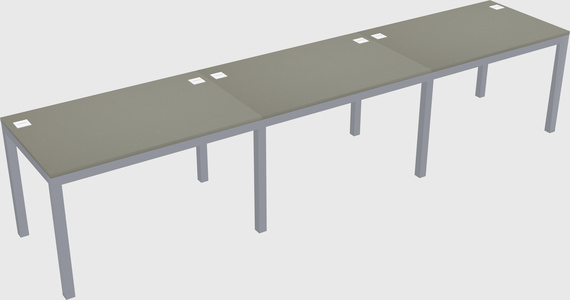 Rectangular desk