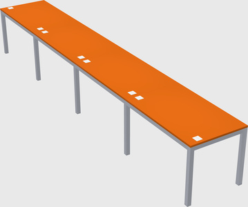 Rectangular desk