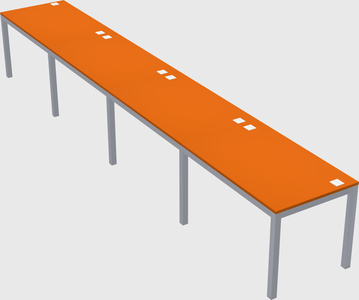 Rectangular desk