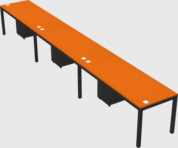 Rectangular desk
