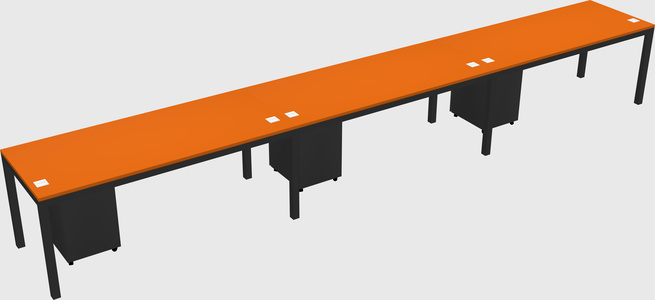 Rectangular desk