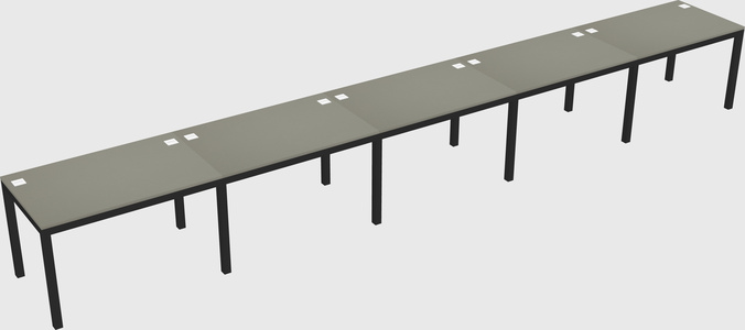 Rectangular desk
