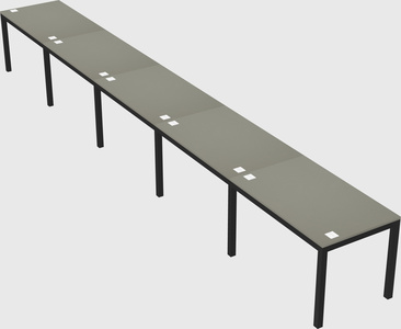 Rectangular desk