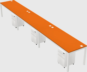 Rectangular desk