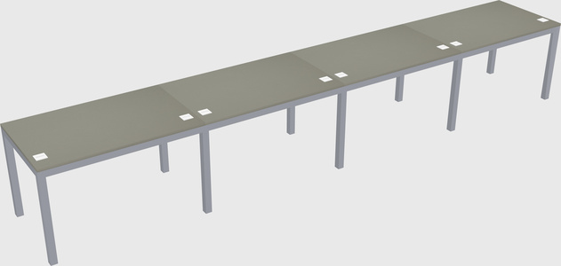Rectangular desk