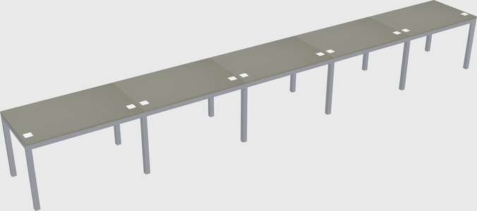 Rectangular desk