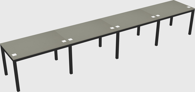 Rectangular desk