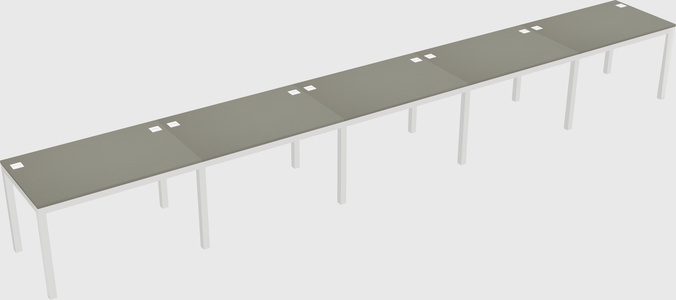 Rectangular desk