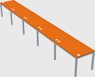Rectangular desk