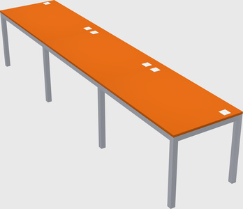 Rectangular desk