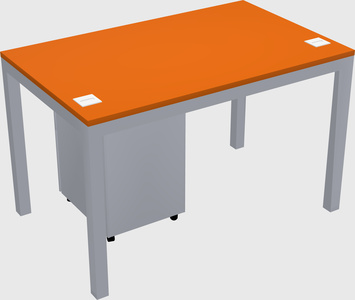 Rectangular desk