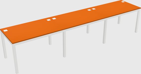 Rectangular desk