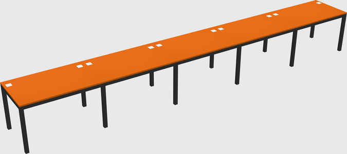 Rectangular desk