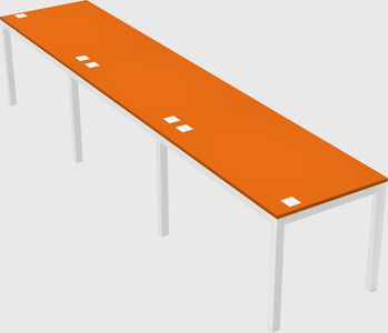 Rectangular desk