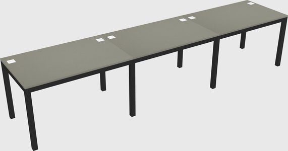 Rectangular desk
